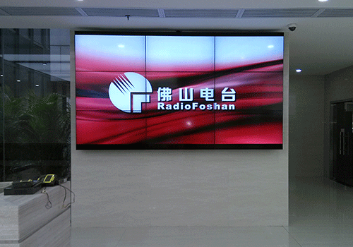 廣東佛山電視臺拼接屏案例